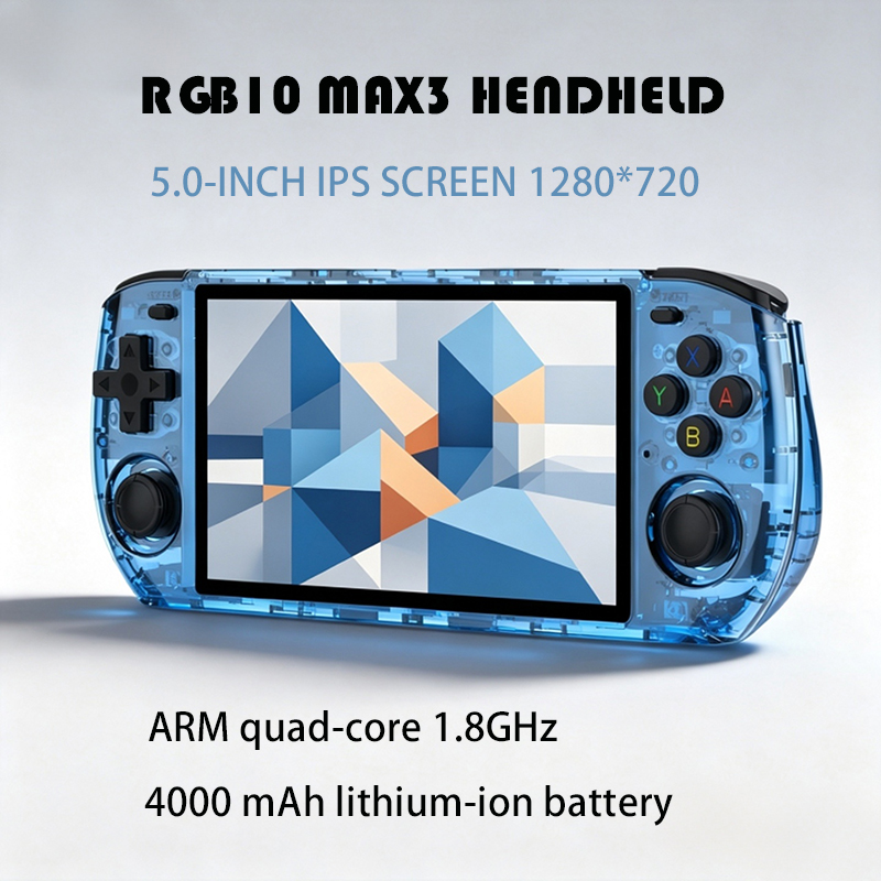 Gaming Console Linux - RGB10 MAX3 5.0-Inch IPS Screen 1280*720