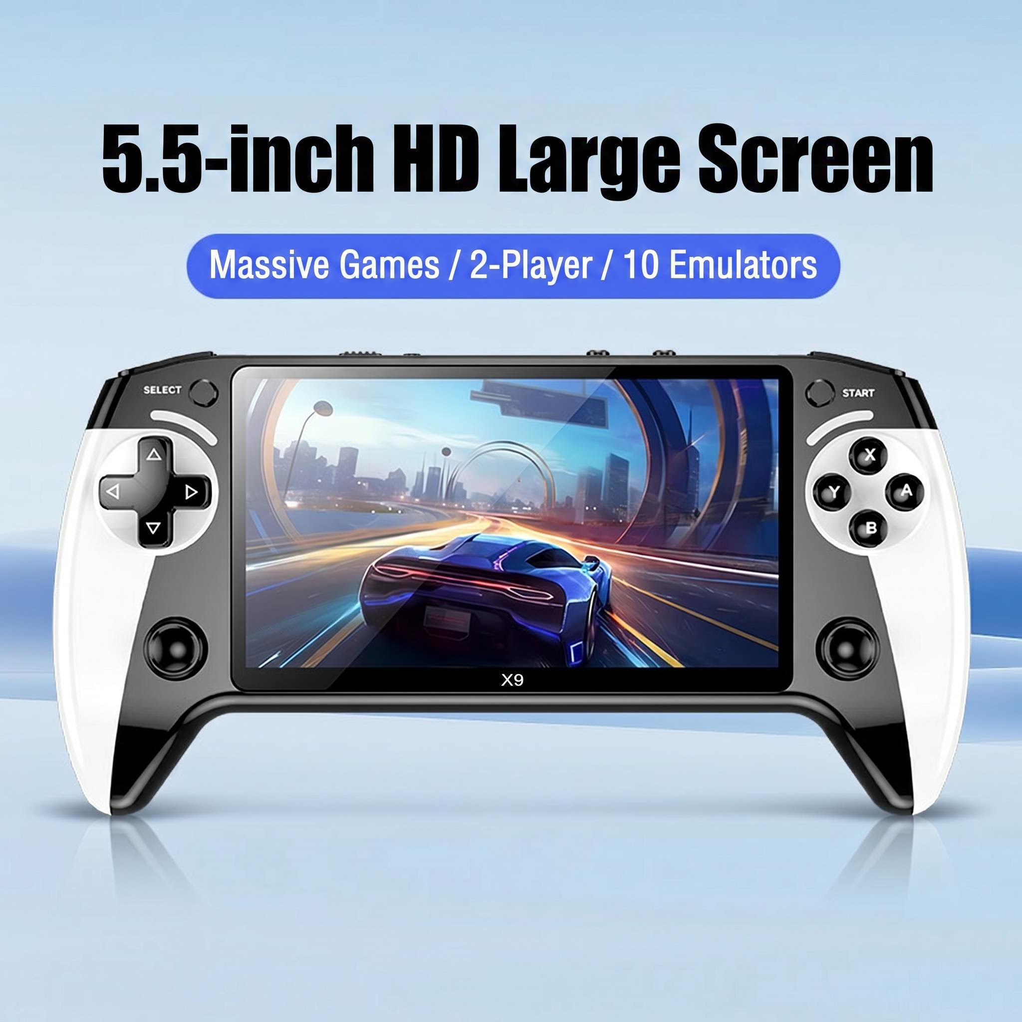 Gaming Console X7 - X9 Handheld Game Console 1500mAh 5.5-inch
