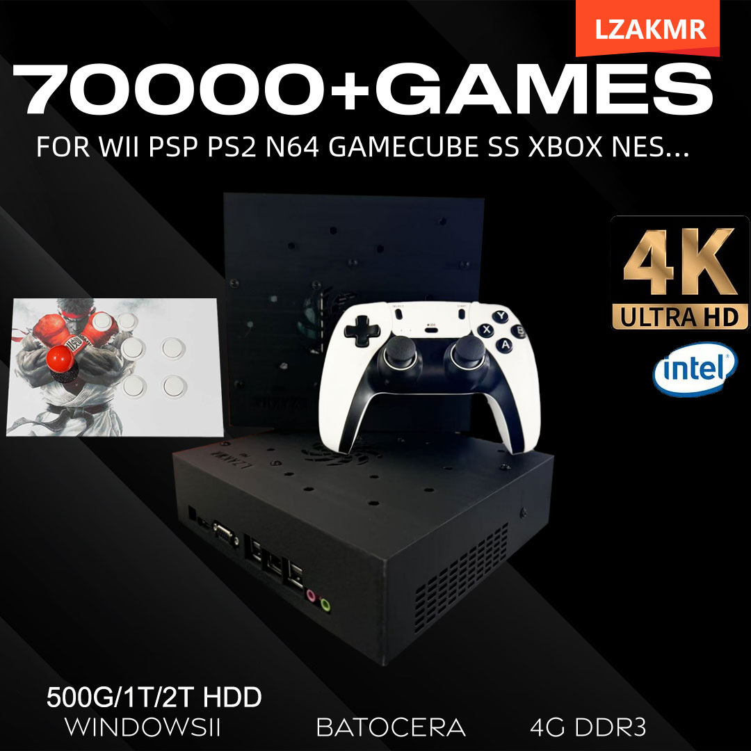 Gaming Console Ps3 - Retro Gaming Console 70000+ Games 2TB