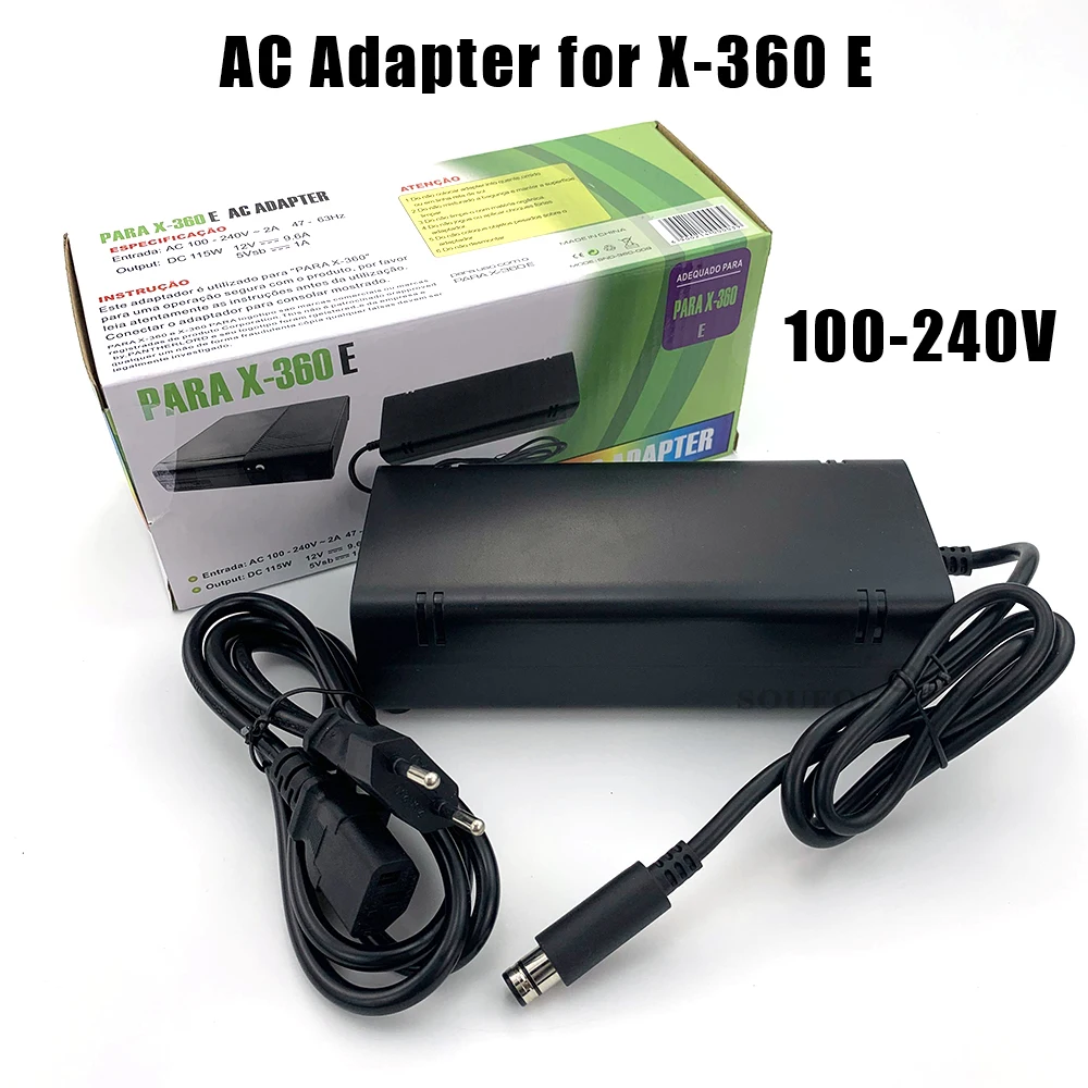US/EU/UK Plug 12V AC Adapter P - Gaming Console Xbox 360 recension och pris