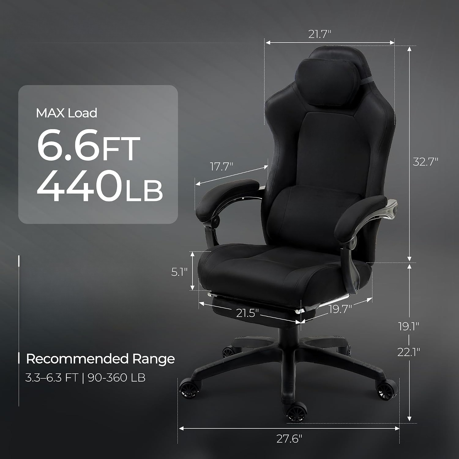 Gaming Chair Big and Tall, Sue - Gaming Chair Cushion recension och pris