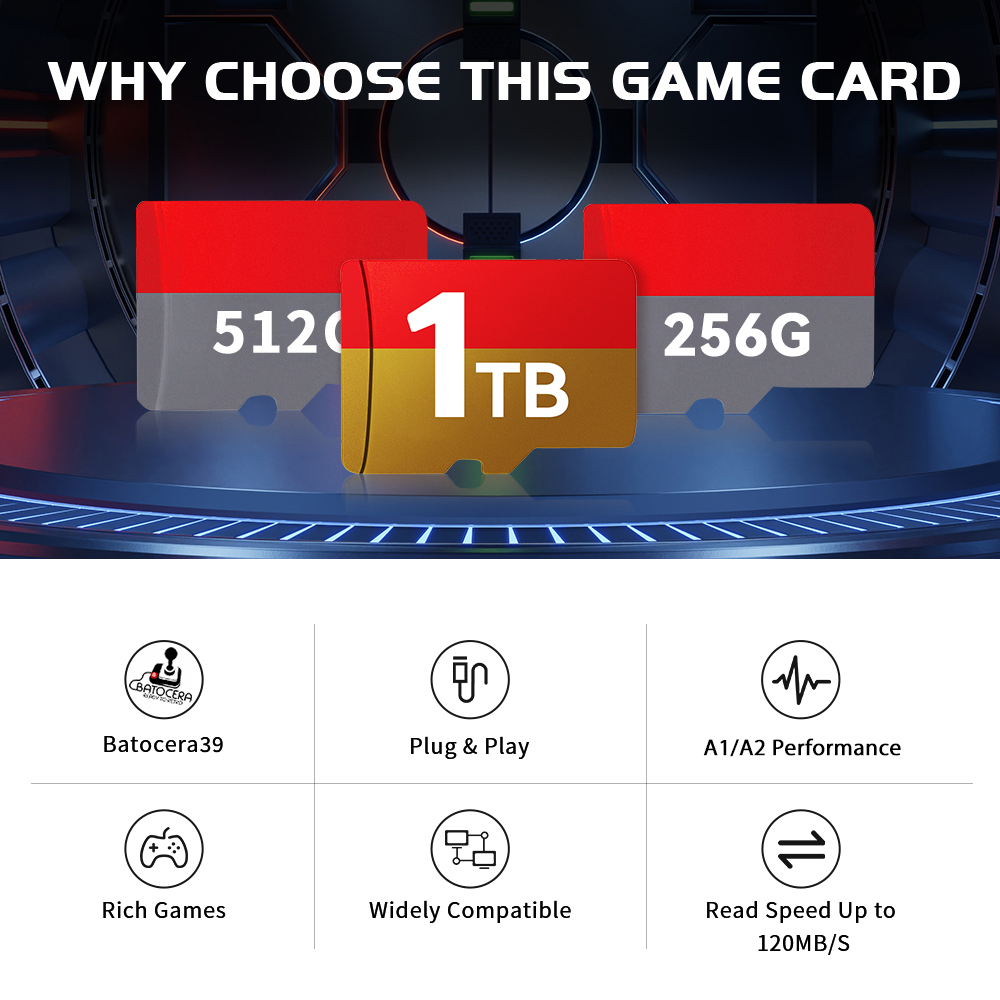 1TB Latest Batocera 39 OS TF G - Gaming Console Ps3 recension och pris