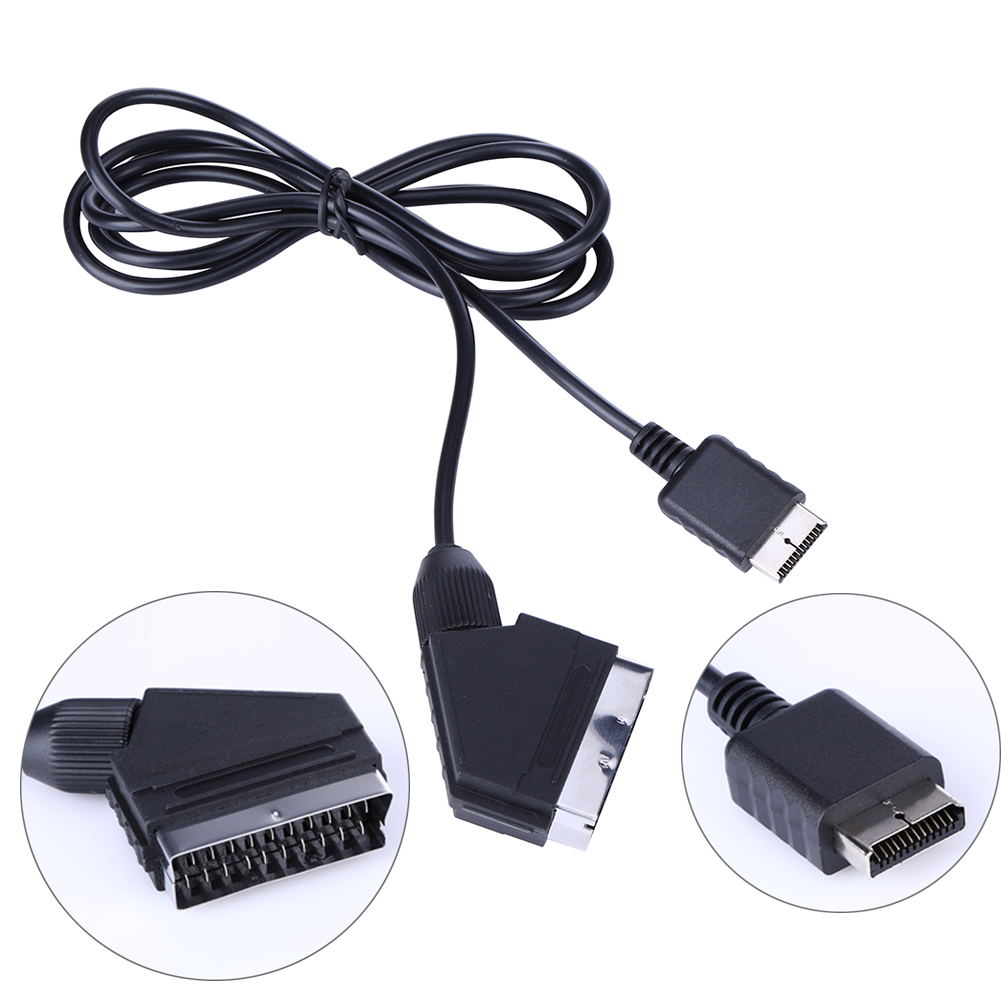 1.8M RGB Scart Cable For PS1 P - Gaming Console Ps3 recension och pris