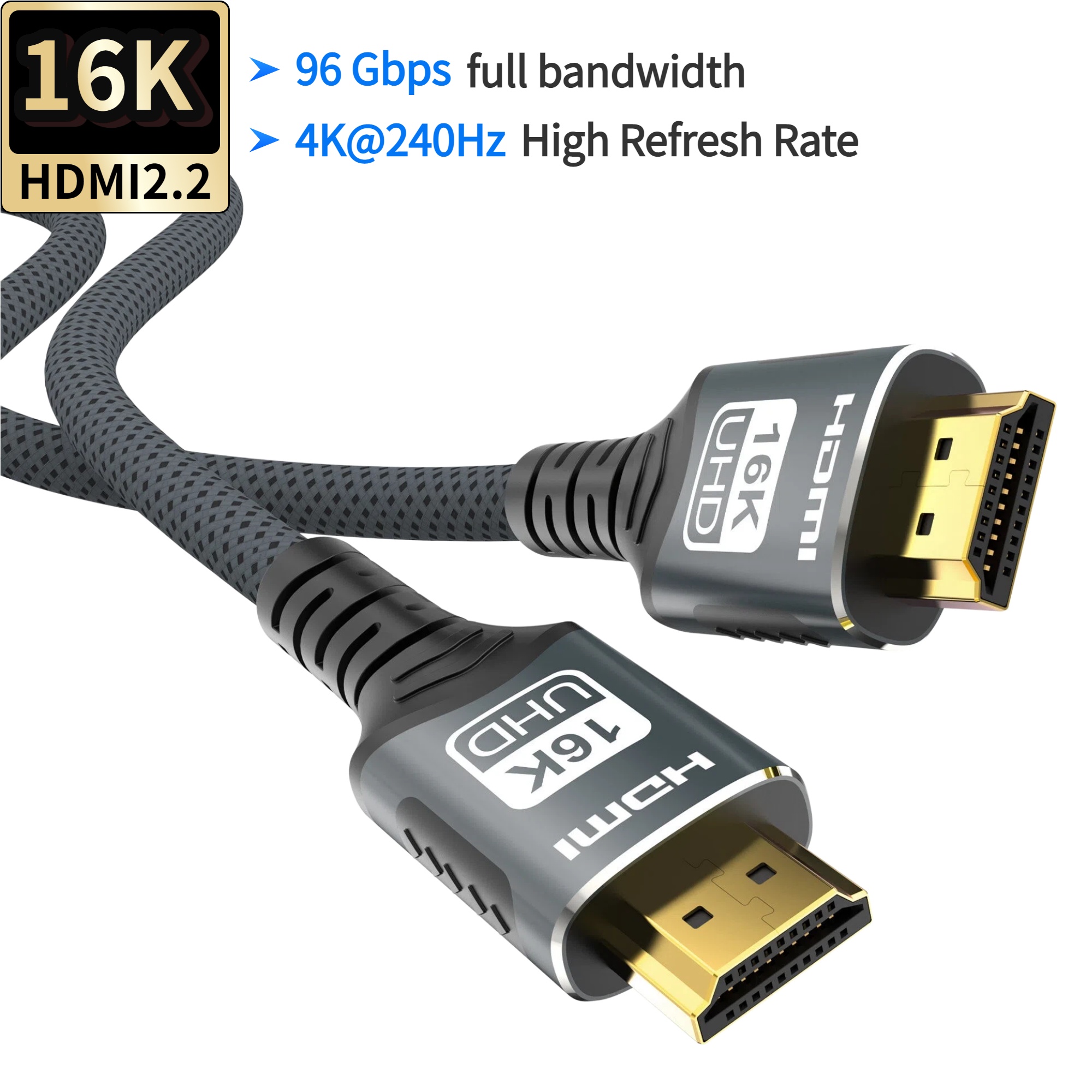 16K HDMI 2.2 Cable 96Gbps High - Hdmi Cable 2.1 recension och pris