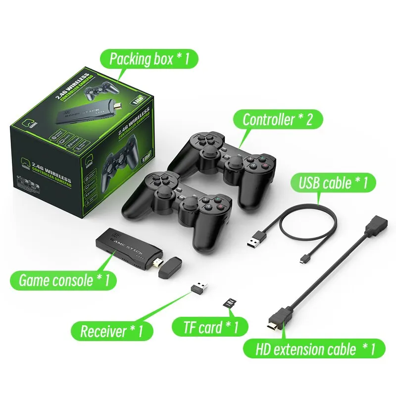 Video Game Console 2.4G Double - Gaming Console Gs5 recension och pris
