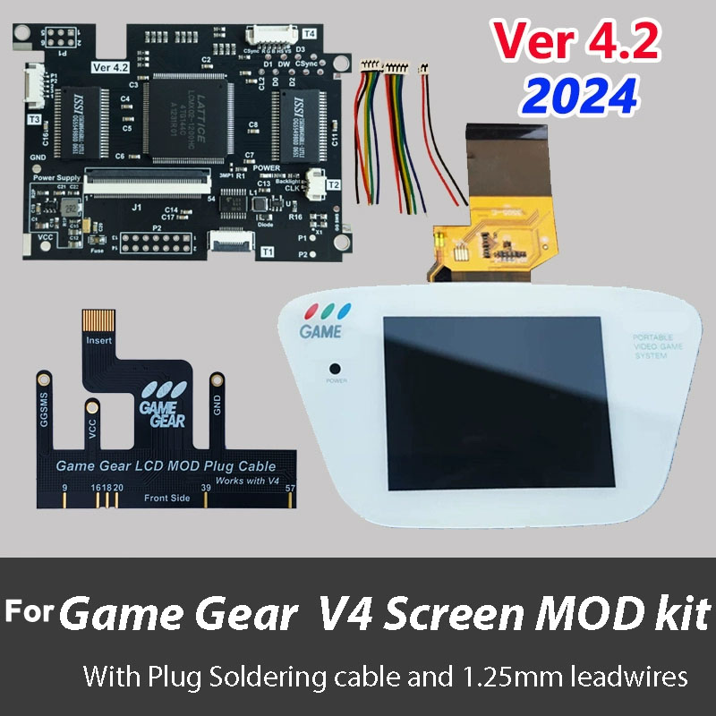New V4.2 LCD Screen Full Fit I - Gaming Console Kit recension och pris