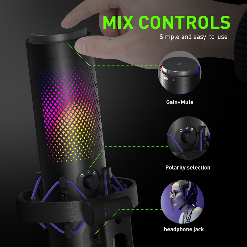 USB Desktop Condenser Wired Mi - Gaming Console Bundle recension och pris
