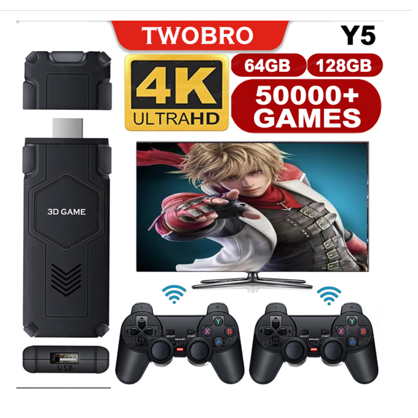 Y5 Retro TV Game Stick 2.4G Wi - Gaming Console Gs5 recension och pris