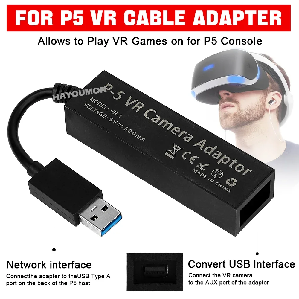 For PS5 VR Cable Adapter For P - Gaming Console Vr recension och pris