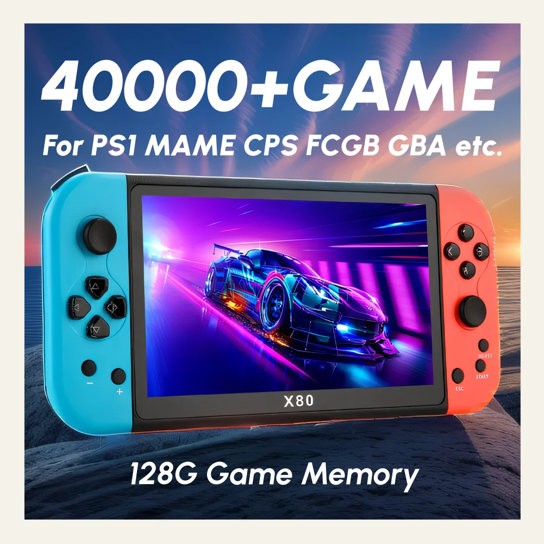 Experience Retro Gaming X80 Ha - Gaming Console X7 recension och pris