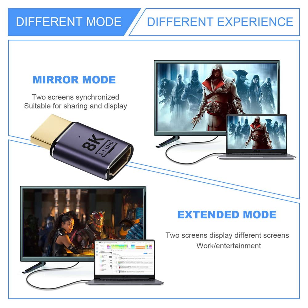 1-2PCS HDMI2.1 Cable Adapter m - Hdmi Cable 2.1 recension och pris