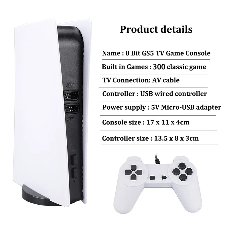Retro GS5 Mini TV Handheld Gam - Gaming Console Gs5 recension och pris