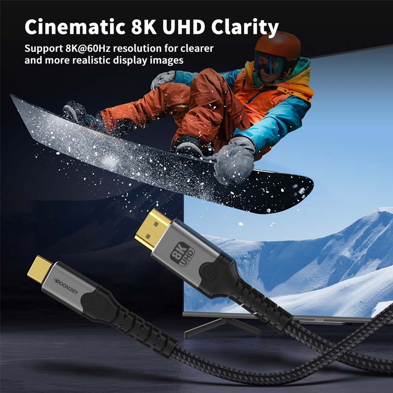 DOONJIEY USB C to HDMI 2.1 Cab - Hdmi Cable 2.1 recension och pris