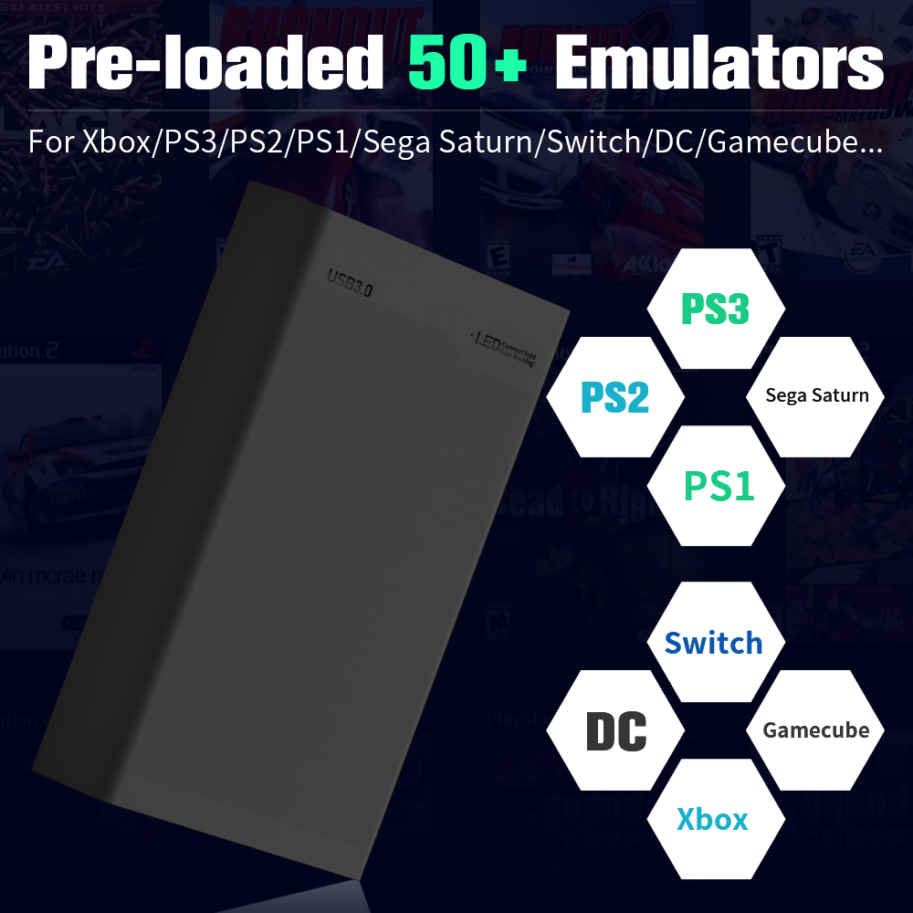 500G Game Hard Drive With 3800 - Gaming Console Gs5 recension och pris
