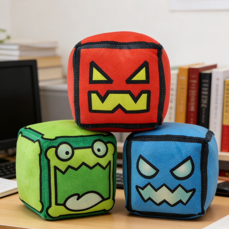 Geometryy Kawaii Throw Pillow  - Gaming Chair Cushion recension och pris