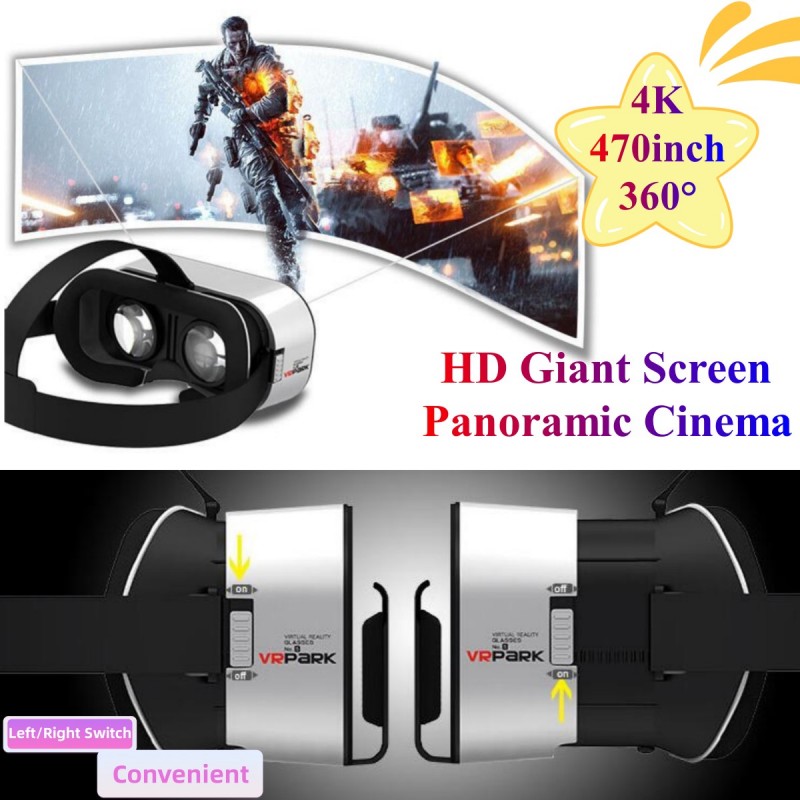 V5 Virtual Reality VR Glasses  - Gaming Console Vr recension och pris