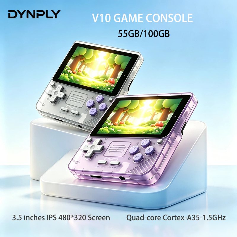 POWKIDDY V10 3.5-Inch IPS Oca  - Gaming Console Linux recension och pris