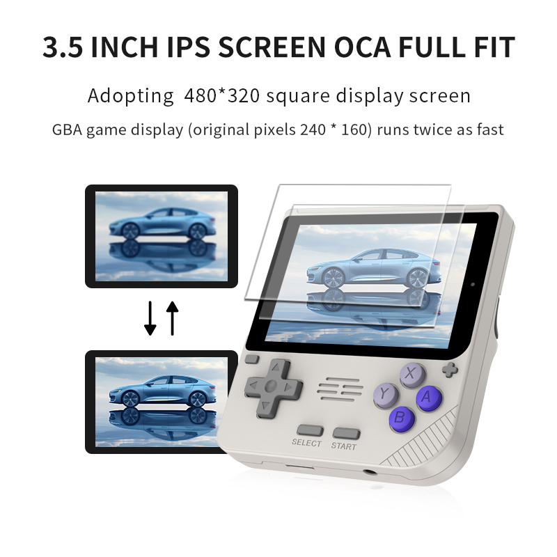 POWKIDDY V10 3.5-Inch IPS Oca  - Gaming Console Linux recension och pris