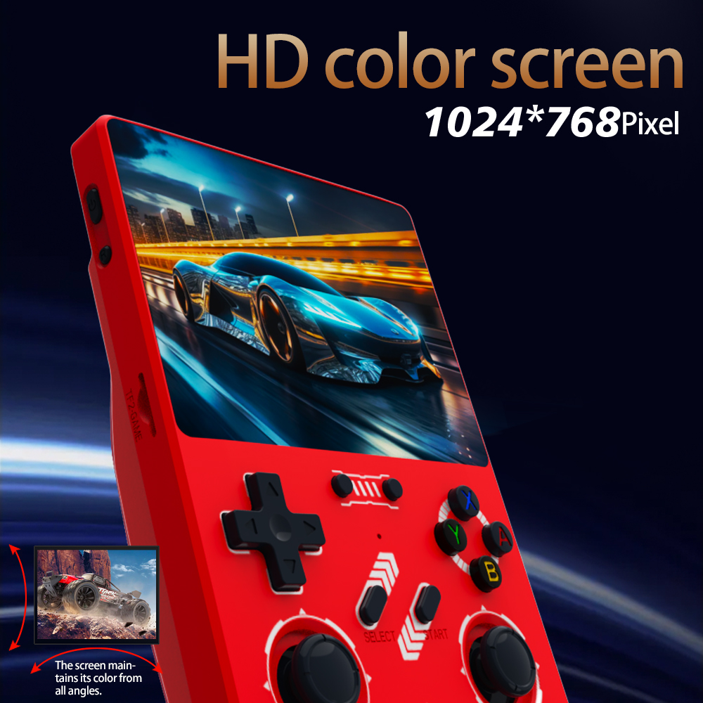 BOYHOM R40XX Handheld Game Con - Gaming Console Linux recension och pris