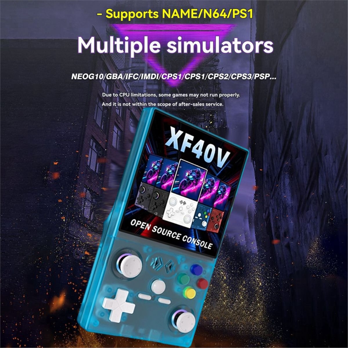 A86G NEW XF40V Retro Handheld  - Gaming Console Linux recension och pris