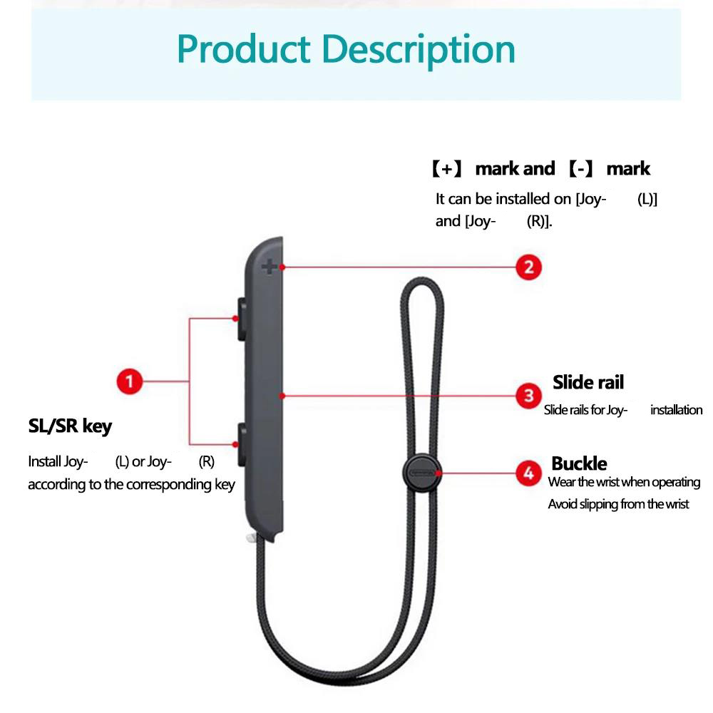 1 Pair Left Right Hand Rope Wr - Gaming Console Kit recension och pris