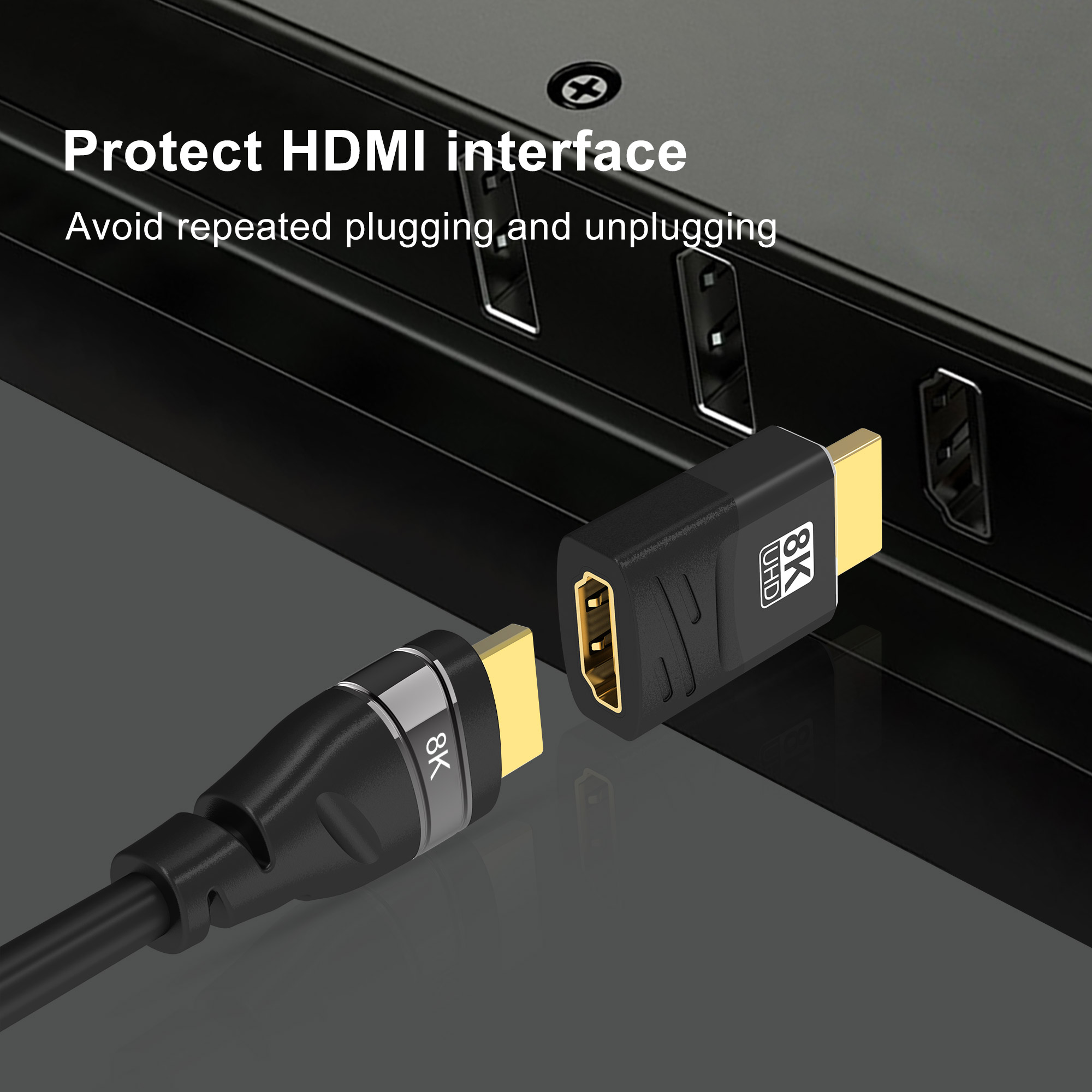 8K HDMI 2.1 Connector Adapter  - Hdmi Cable 2.1 recension och pris